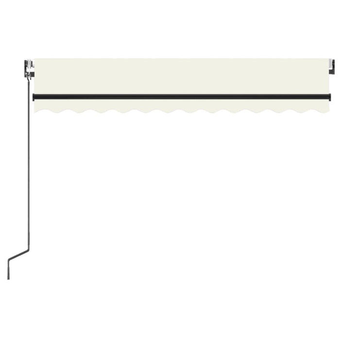 Copertină retractabilă automat, crem, 300x250 cm WALTI