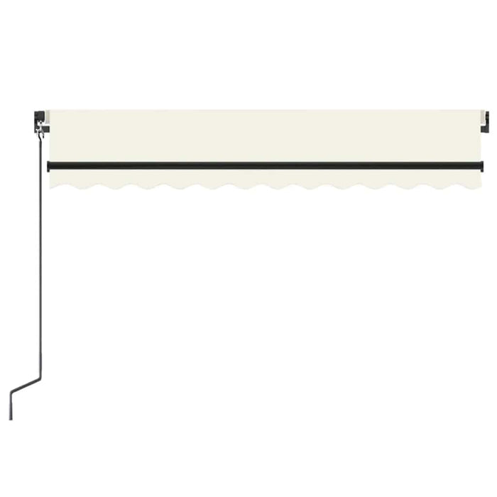 Copertină retractabilă manual, crem, 350x250 cm - WALTI WALTI