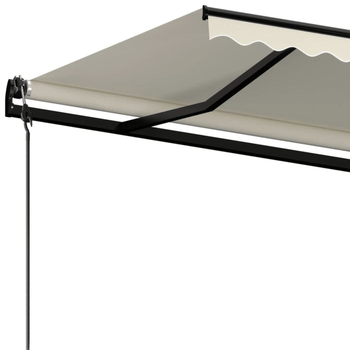 Copertină retractabilă automat, crem, 450x300 cm - WALTI WALTI