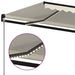 Copertină retractabilă manuală, cu LED, crem, 400x350 cm - WALTI WALTI