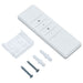 Copertină automată senzor vânt&LED, portocaliu&maro, 3x2,5 cm - WALTI WALTI