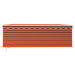 Copertină retractabilă manual cu stor, portocaliu&maro, 4,5x3 m - WALTI WALTI