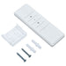 Copertină retractabilă manual cu stor, crem, 6x3 m - WALTI WALTI