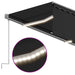 Copertină automată cu stor&LED&senzor de vânt antracit 3,5x2,5m - WALTI WALTI