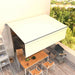 Copertină retractabilă manual cu stor, crem, 4x3 m - WALTI WALTI