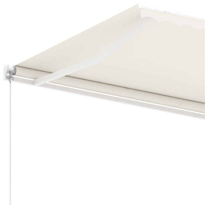 Copertină retractabilă manual, crem, 300x250 cm WALTI