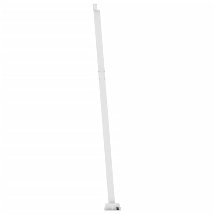 Copertină retractabilă manual cu LED, galben și alb, 500x300 cm WALTI