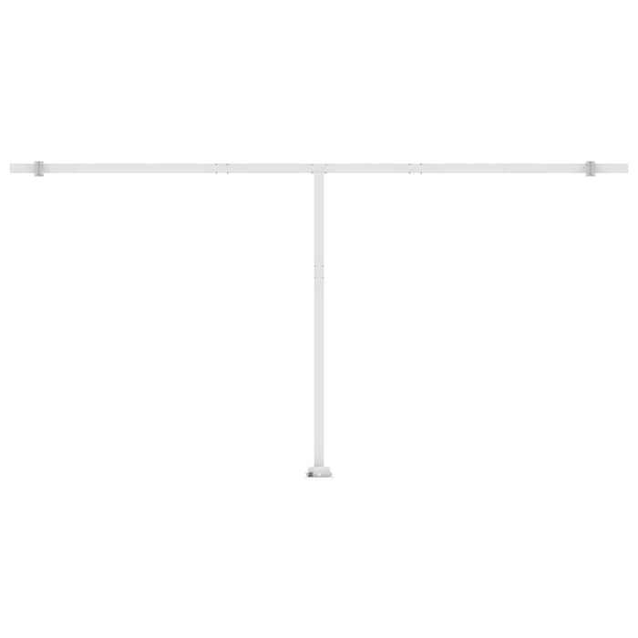 Copertină autonomă retractabilă automat albastru&alb 600x300 cm - WALTI WALTI