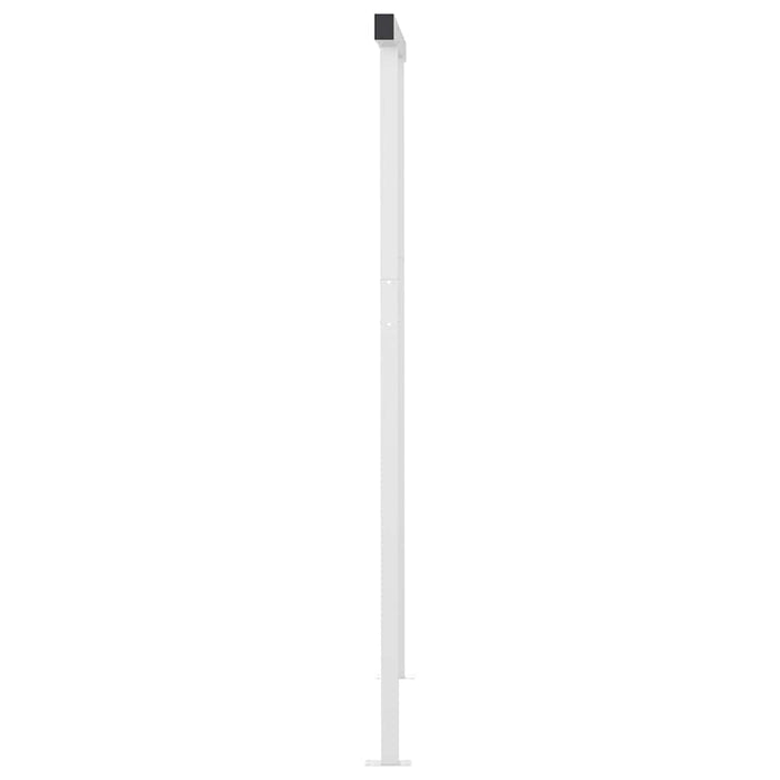 Copertină retractabilă automat cu stâlpi, antracit, 3,5x2,5 m WALTI