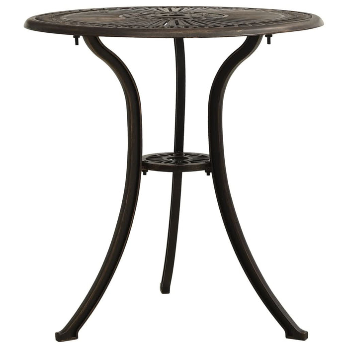 Set mobilier bistro, 3 piese, bronz, aluminiu turnat - WALTI WALTI