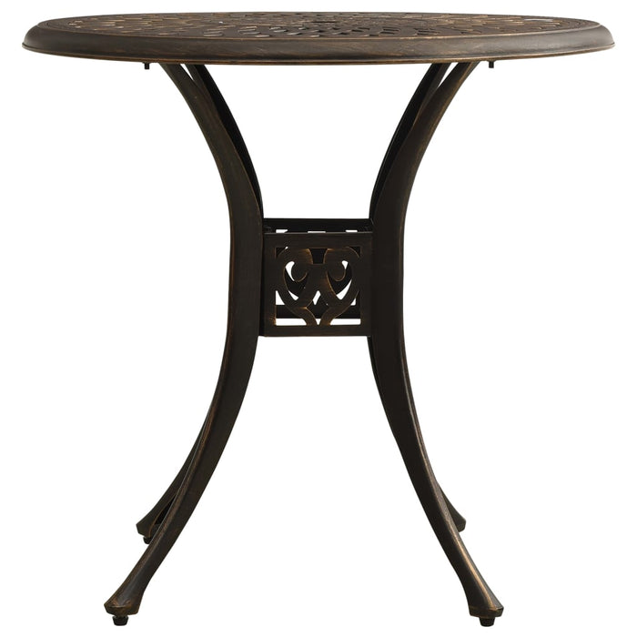 Set mobilier bistro, 3 piese, bronz, aluminiu turnat - WALTI WALTI