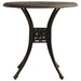 Set mobilier bistro, 3 piese, bronz, aluminiu turnat - WALTI WALTI