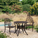 Set mobilier bistro, 3 piese, bronz, aluminiu turnat - WALTI WALTI