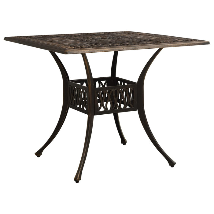 Set mobilier bistro, 3 piese, bronz, aluminiu turnat - WALTI WALTI