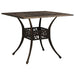 Set mobilier bistro, 3 piese, bronz, aluminiu turnat - WALTI WALTI