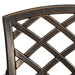 Set mobilier bistro, 3 piese, bronz, aluminiu turnat - WALTI WALTI