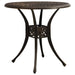 Set mobilier bistro, 3 piese, bronz, aluminiu turnat - WALTI WALTI
