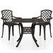 Set mobilier de bistro, 3 piese, bronz, aluminiu turnat - WALTI WALTI