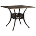 Set mobilier de bistro, 3 piese, bronz, aluminiu turnat - WALTI WALTI
