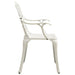 Set mobilier bistro, 3 piese, alb, aluminiu turnat - WALTI WALTI