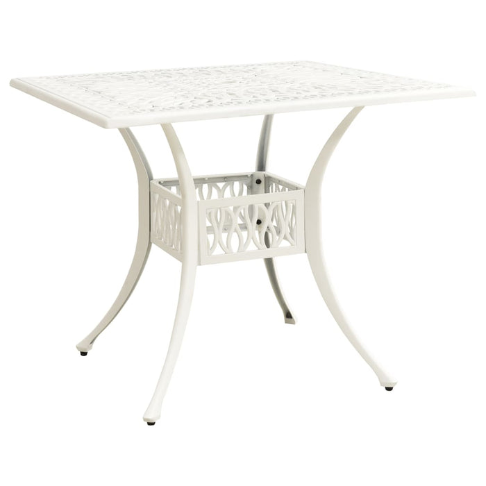 Set mobilier bistro, 3 piese, alb, aluminiu turnat - WALTI WALTI