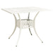 Set mobilier bistro, 3 piese, alb, aluminiu turnat - WALTI WALTI