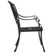 Set mobilier bistro, 5 piese, negru, aluminiu turnat - WALTI WALTI