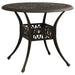 Set mobilier de bistro, 5 piese, bronz, aluminiu turnat - WALTI WALTI