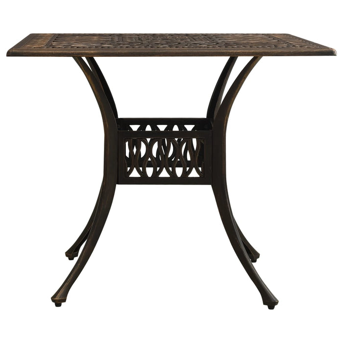 Set mobilier bistro, 5 piese, bronz, aluminiu turnat WALTI