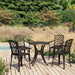 Set mobilier bistro, 5 piese, bronz, aluminiu turnat - WALTI WALTI