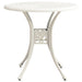 Set mobilier bistro, 5 piese, alb, aluminiu turnat - WALTI WALTI
