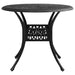 Set mobilier bistro, 5 piese, negru, aluminiu turnat - WALTI WALTI