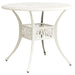 Set mobilier bistro, 5 piese, alb, aluminiu turnat - WALTI WALTI