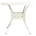 Set mobilier bistro, 5 piese, alb, aluminiu turnat - WALTI WALTI