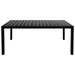 Set mobilier de grădină, 9 piese, negru, aluminiu - WALTI WALTI
