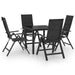 Set mobilier de grădină, 5 piese, antracit, aluminiu - WALTI WALTI