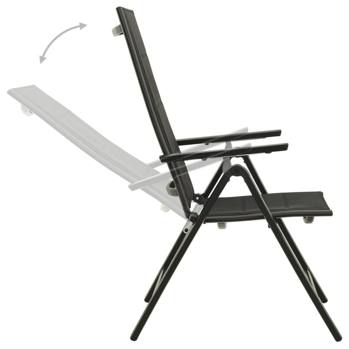 Set mobilier de grădină, 5 piese, antracit, aluminiu - WALTI WALTI