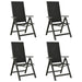 Set mobilier de grădină, 5 piese, antracit, aluminiu - WALTI WALTI