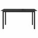 Set mobilier de grădină, 7 piese, negru, aluminiu - WALTI WALTI