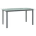 Set mobilier de grădină, 7 piese, argintiu și negru, aluminiu - WALTI WALTI