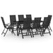 Set mobilier de grădină, 9 piese, antracit, aluminiu - WALTI WALTI