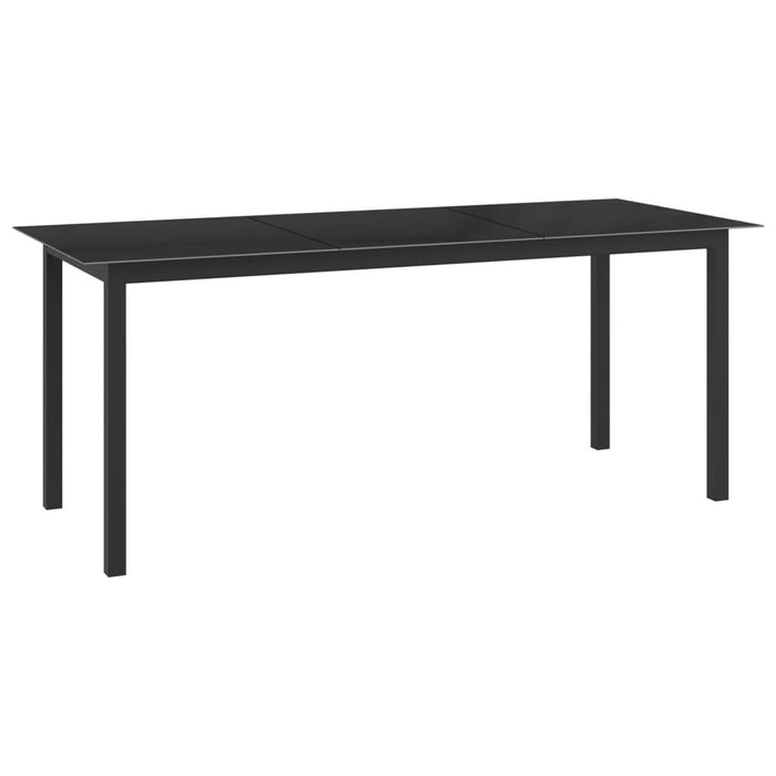 Set mobilier de grădină, 9 piese, antracit, aluminiu - WALTI WALTI