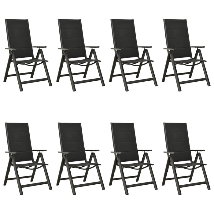 Set mobilier de grădină, 9 piese, antracit, aluminiu - WALTI WALTI