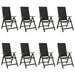 Set mobilier de grădină, 9 piese, antracit, aluminiu - WALTI WALTI
