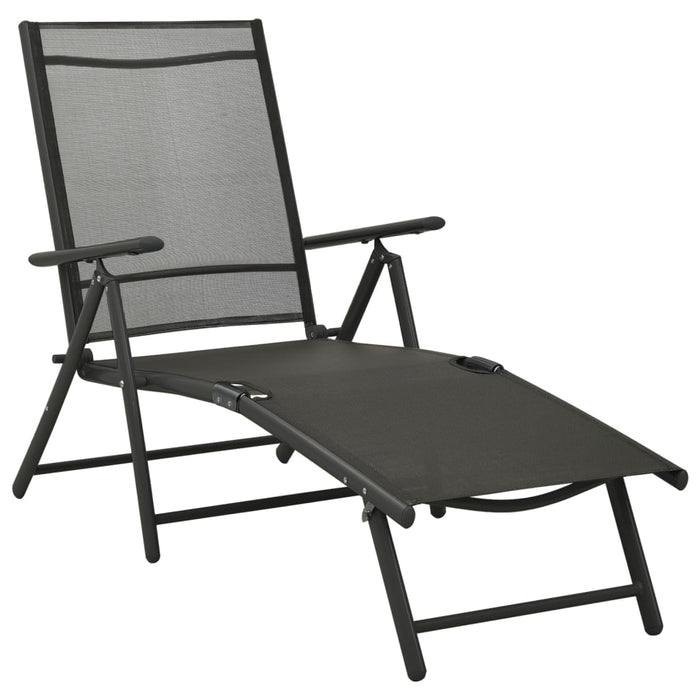 Set mobilier de grădină, 9 piese, negru și antracit WALTI