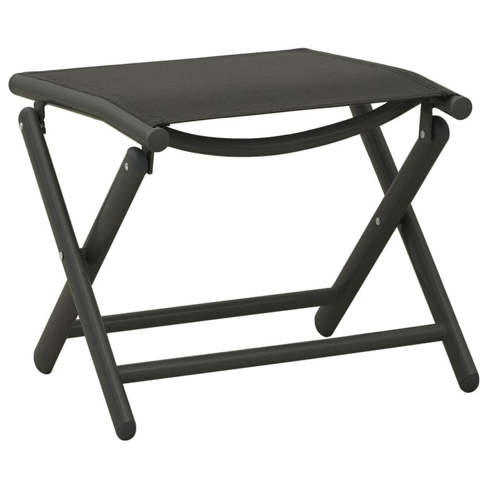Set mobilier de grădină, 9 piese, negru și antracit WALTI