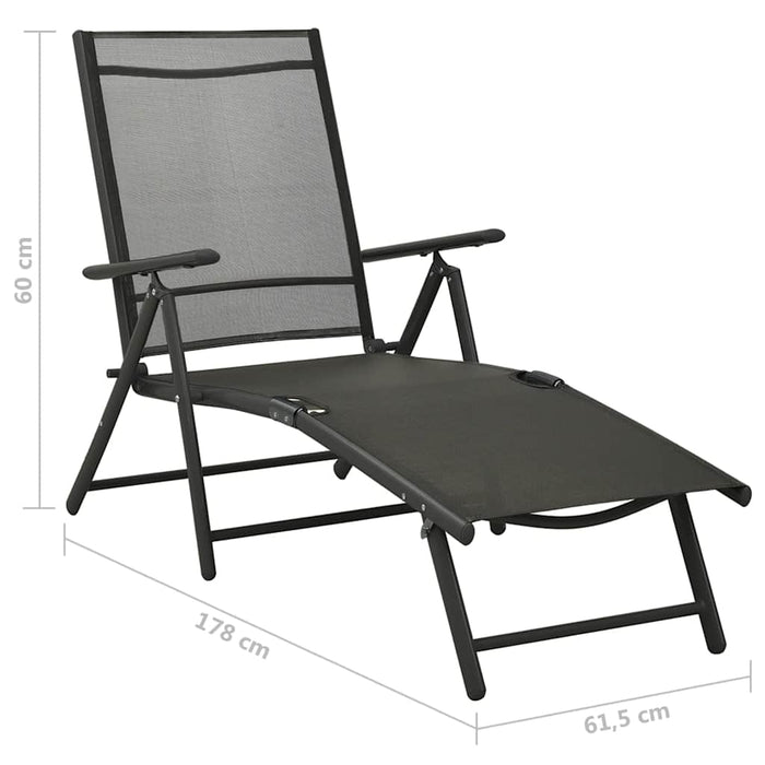 Set mobilier de grădină, 10 piese, negru și antracit - WALTI WALTI