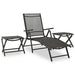 Set mobilier de grădină, 10 piese, negru și antracit - WALTI WALTI