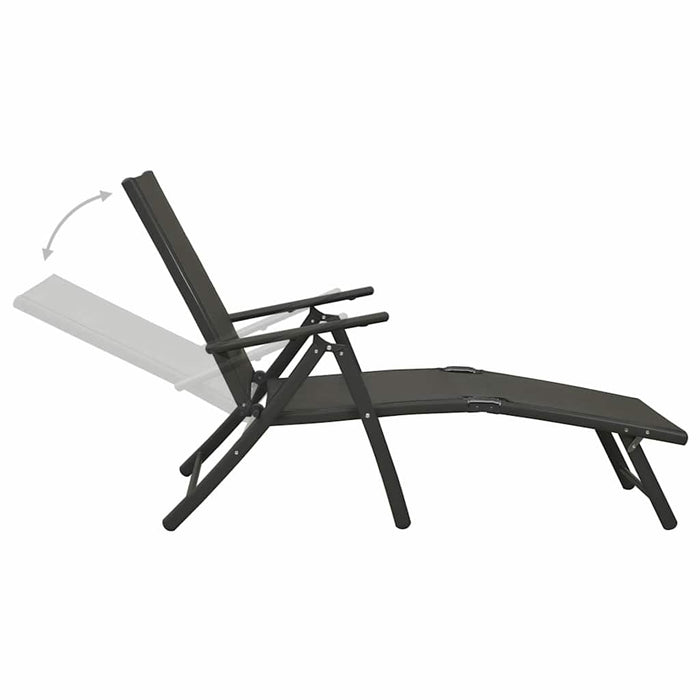 Set mobilier de grădină, 10 piese, negru și antracit - WALTI WALTI