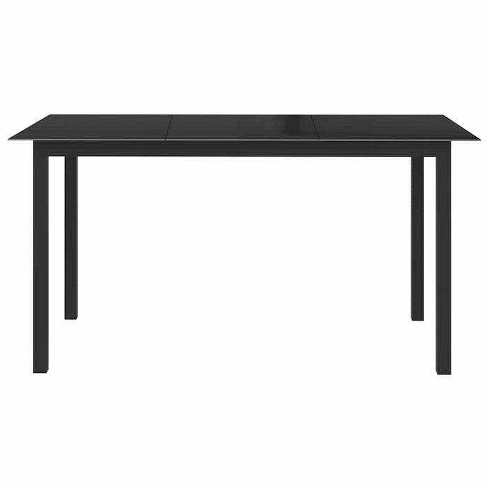 Set mobilier de grădină, 10 piese, negru și antracit - WALTI WALTI
